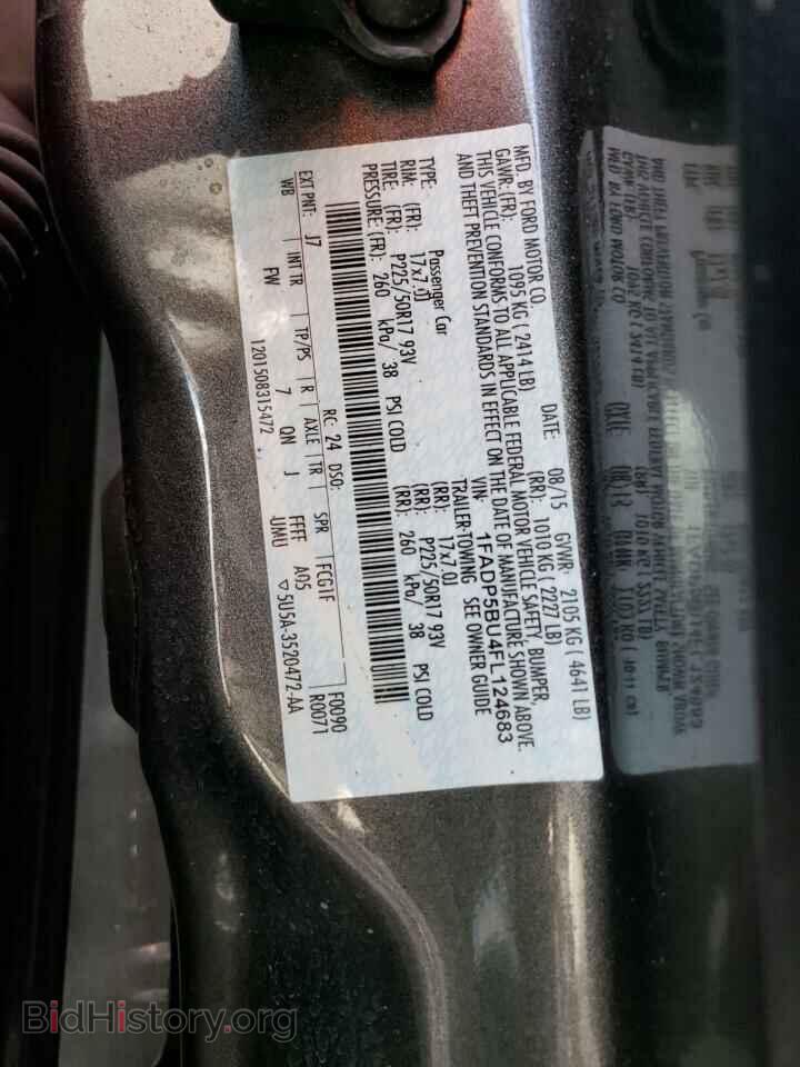 2015 FORD CMAX - VIN: 1FADP5BU4FL124683 - Photo 10