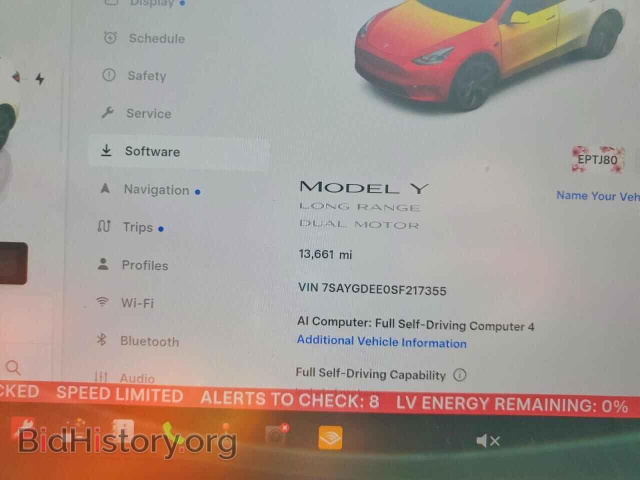 2025 TESLA MODEL Y - VIN: 7SAYGDEE0SF217355 - Photo 9