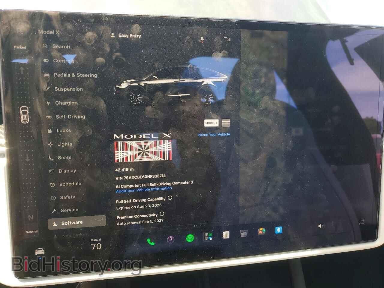 2022 TESLA MODEL X - VIN: 7SAXCBE60NF333714 - Photo 9