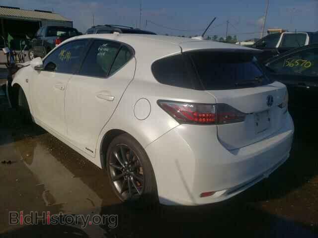 2012 LEXUS CT 200 - VIN: JTHKD5BH6C2116288 - Фото 3