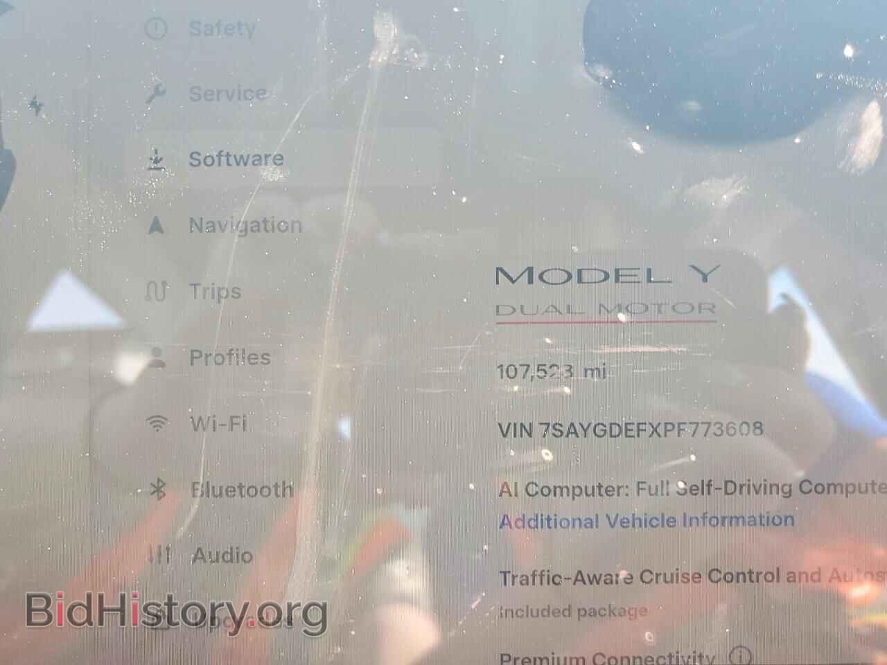 2023 TESLA MODEL Y - VIN: 7SAYGDEFXPF773608 - Фото 9