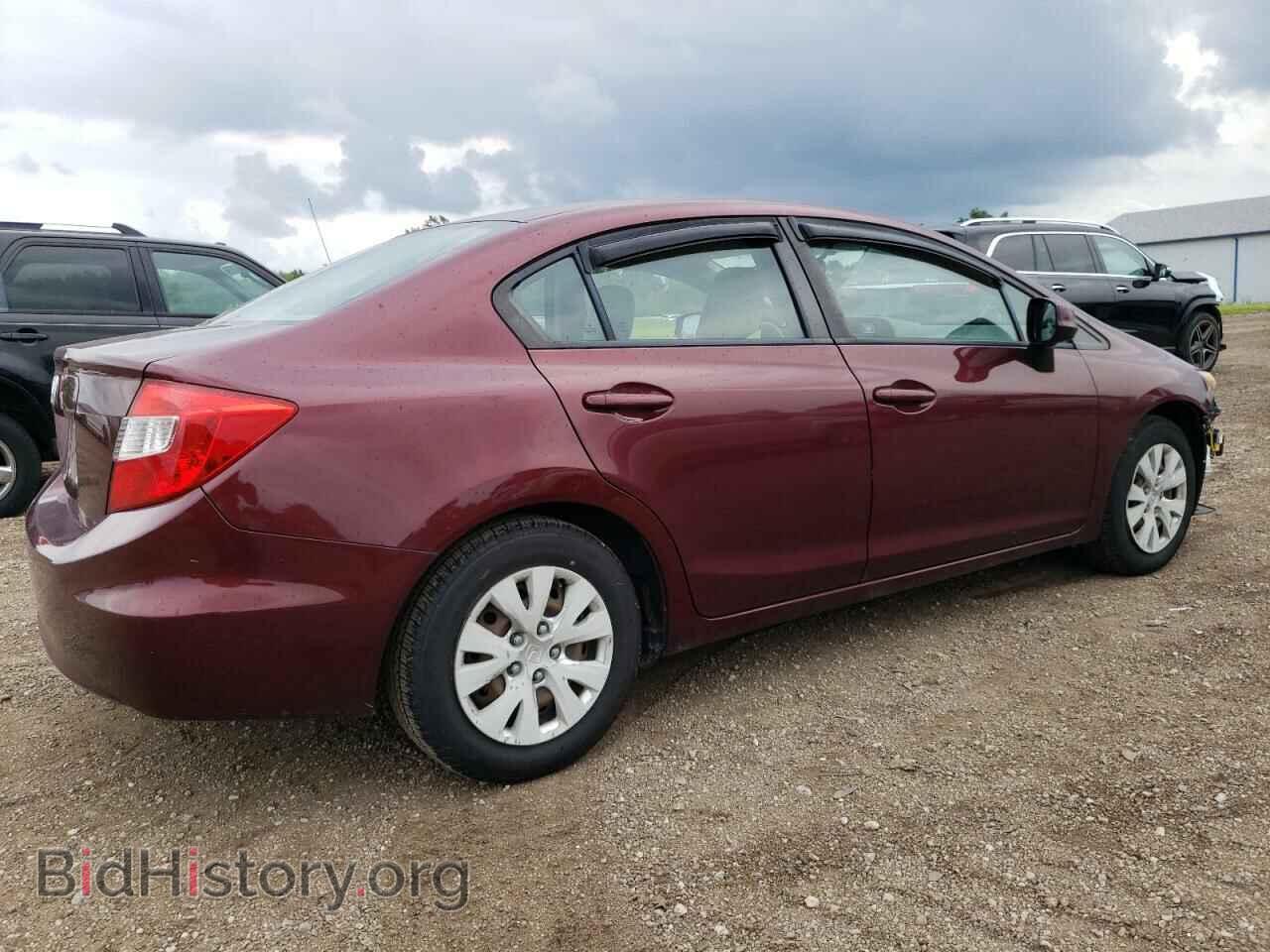 2012 HONDA CIVIC - VIN: 19XFB2F57CE038596 - Фото 3