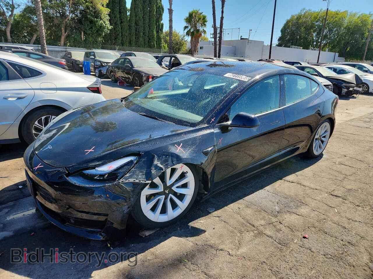 Photo 5YJ3E1EA2NF186140 - TESLA MODEL 3 2022