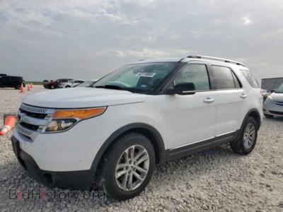 2014 Ford EXPLORER XLT, white — VIN 1FM5K7D80EGB18231, Copart
