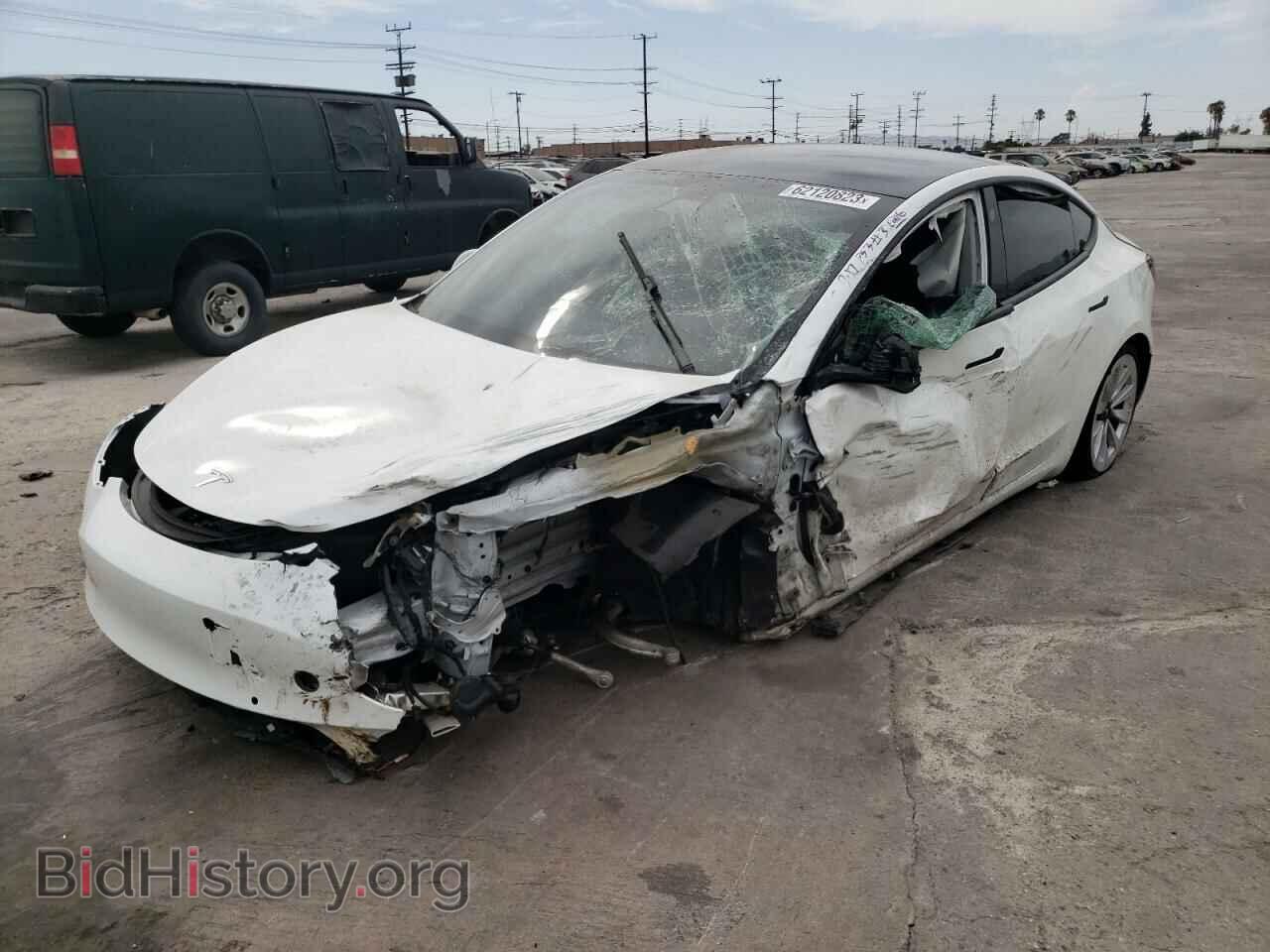 Photo 5YJ3E1EA3MF068371 - TESLA MODEL 3 2021