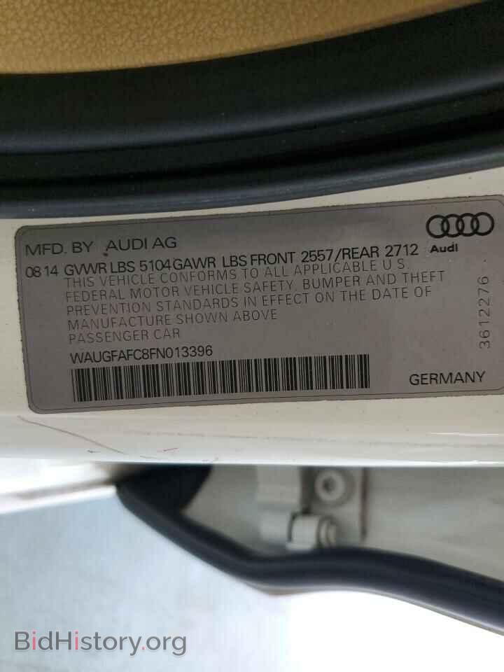 2015 AUDI A6 - VIN: WAUGFAFC8FN013396 - Фото 13