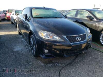 2014 Lexus IS IS 350, черный — VIN JTHFE2C29E2510345, Copart