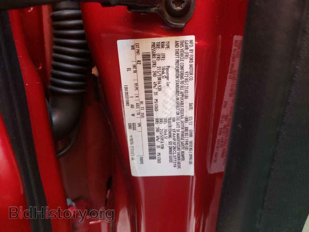 2012 FORD FOCUS - VIN: 1FAHP3F26CL377319 - Photo 10