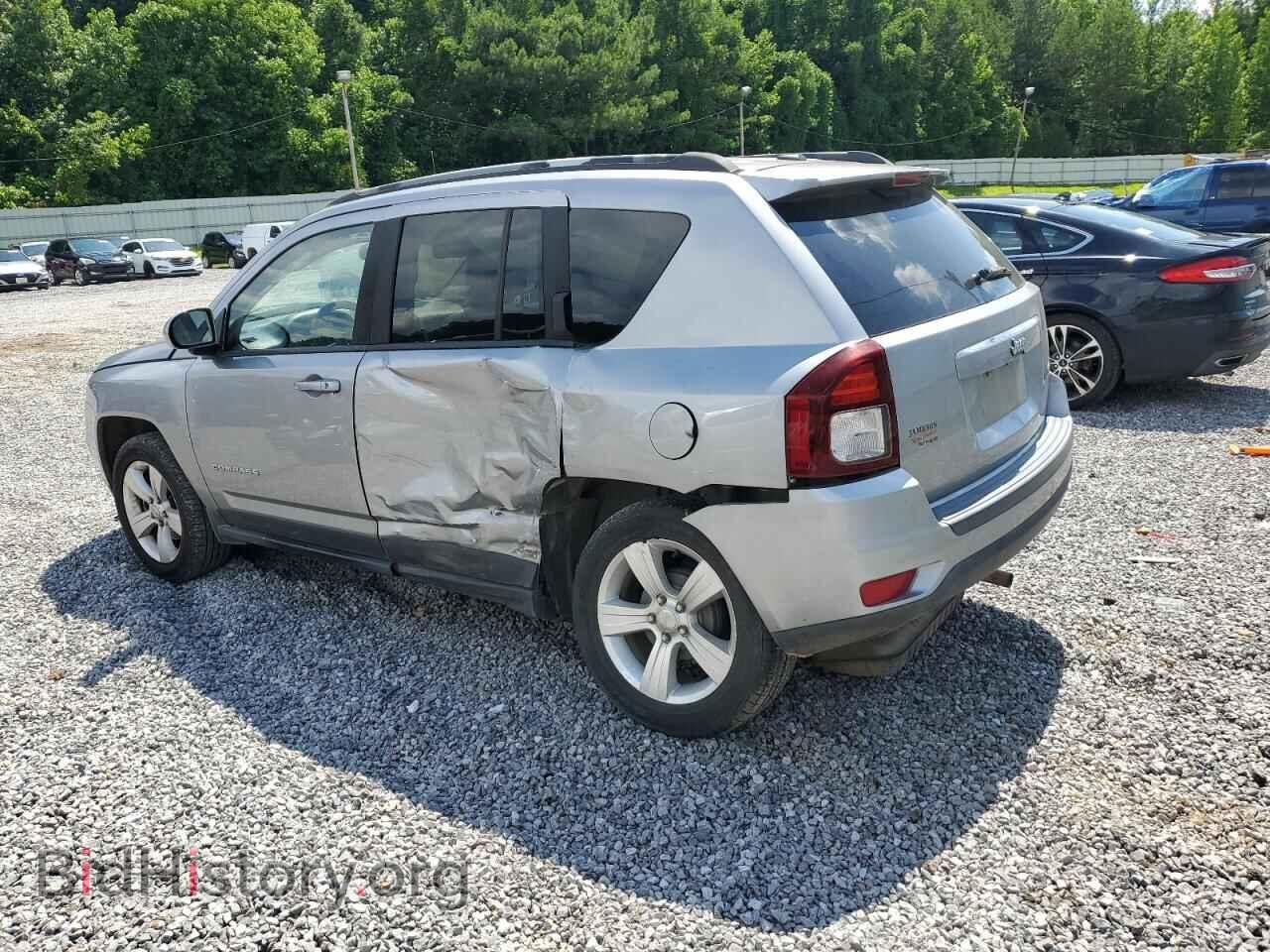 2016 JEEP COMPASS - VIN: 1C4NJCEA2GD612824 - Фото 2
