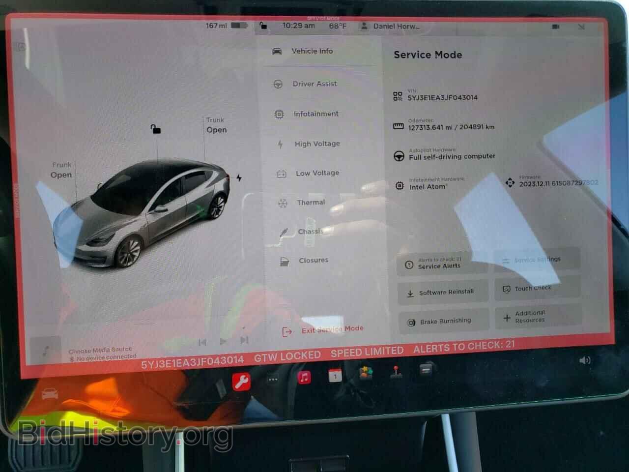 2018 TESLA MODEL 3 - VIN: 5YJ3E1EA3JF043014 - Photo 9