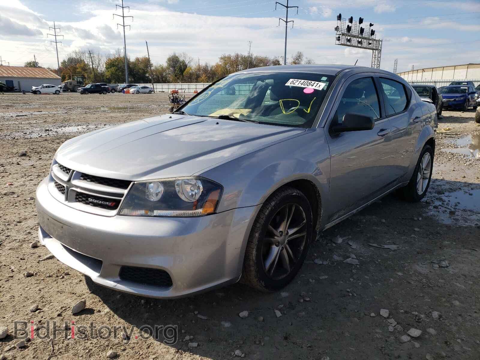 2014 DODGE AVENGER - VIN: 1C3CDZAG4EN148636 - Фото 2