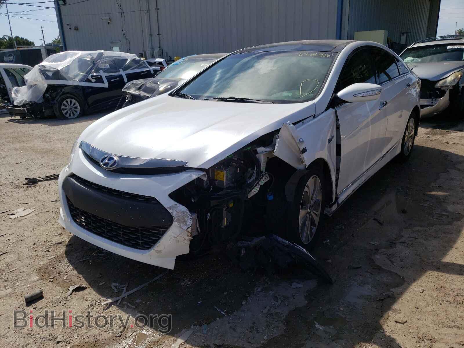 2014 HYUNDAI SONATA - VIN: KMHEC4A40EA105981 - Фото 2