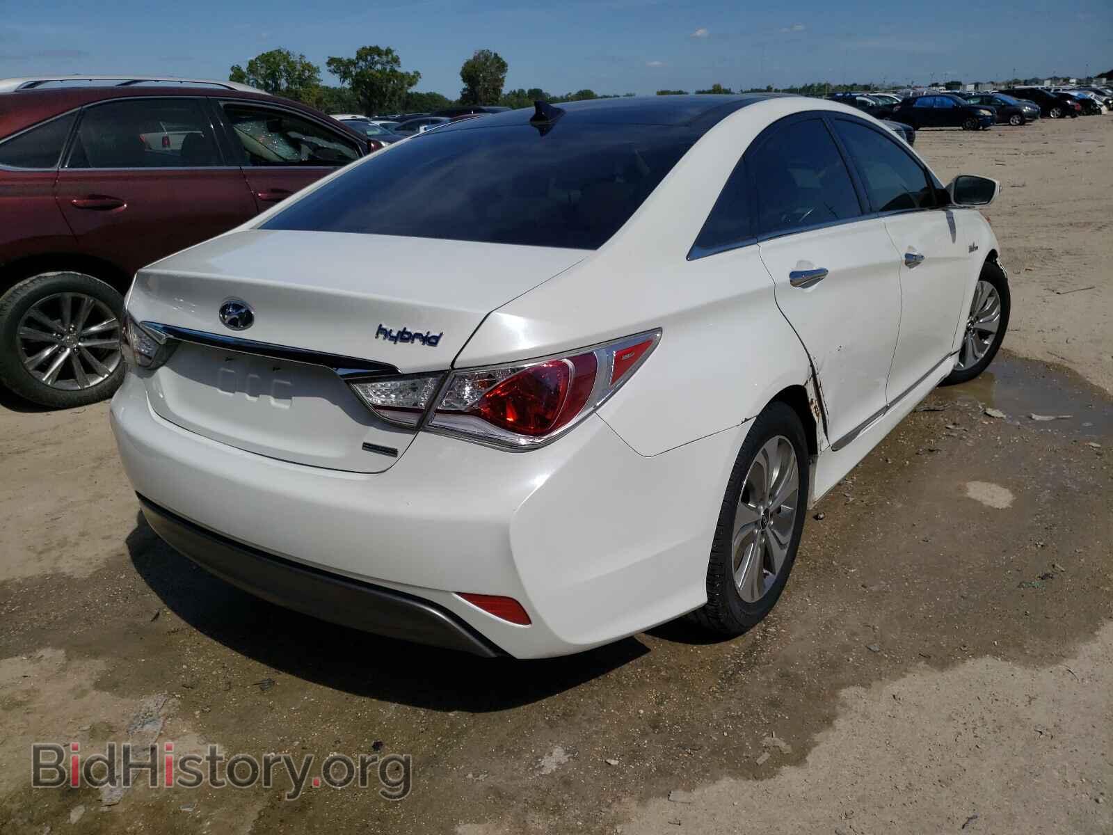 2014 HYUNDAI SONATA - VIN: KMHEC4A40EA105981 - Фото 4