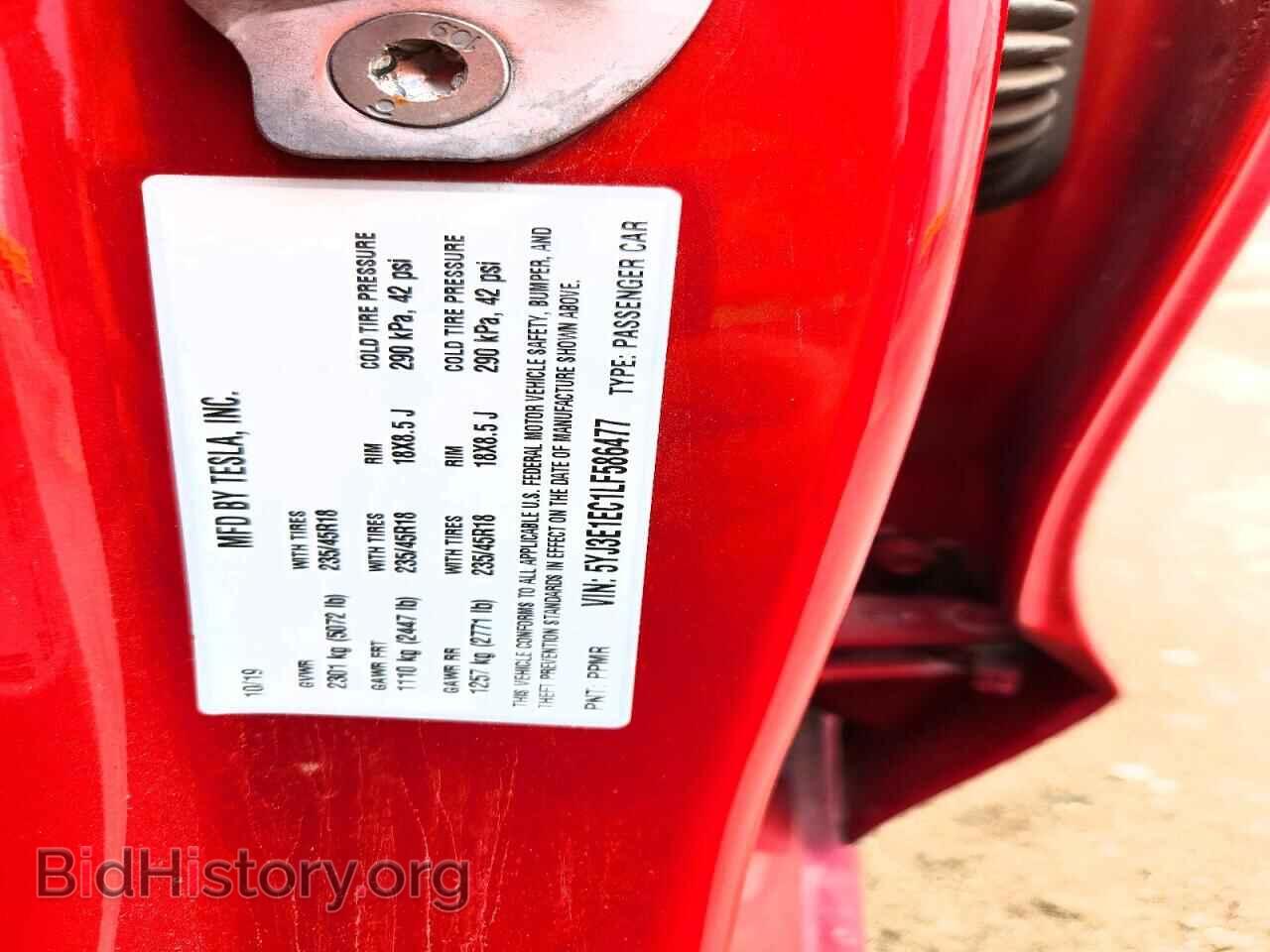 2020 TESLA MODEL 3 - VIN: 5YJ3E1EC1LF586477 - Photo 13