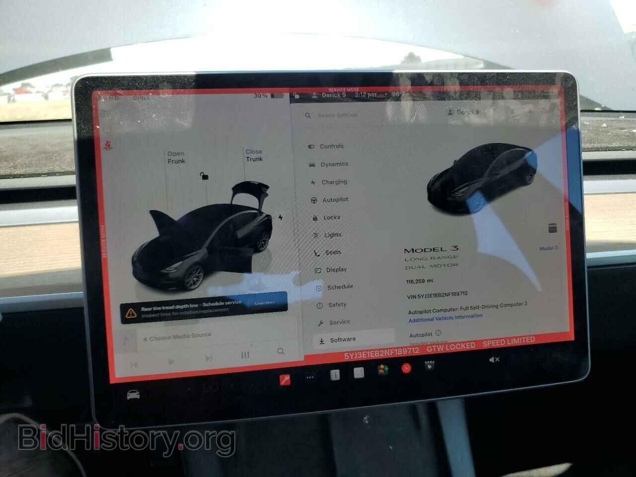 2022 TESLA MODEL 3 - VIN: 5YJ3E1EB2NF189712 - Фото 9