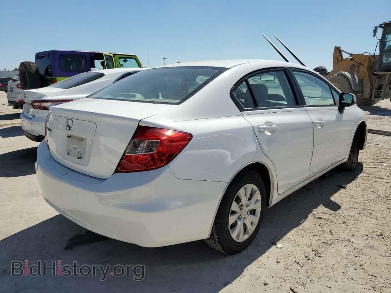 2012 HONDA CIVIC - VIN: 19XFB2F54CE090624 - Фото 4