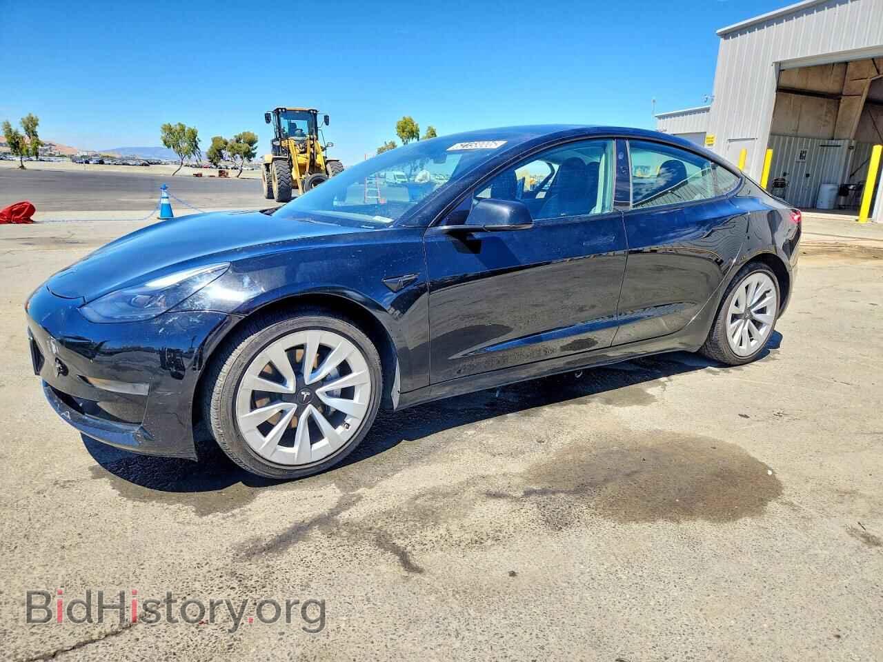 Photo 5YJ3E1EA6NF287617 - TESLA MODEL 3 2022
