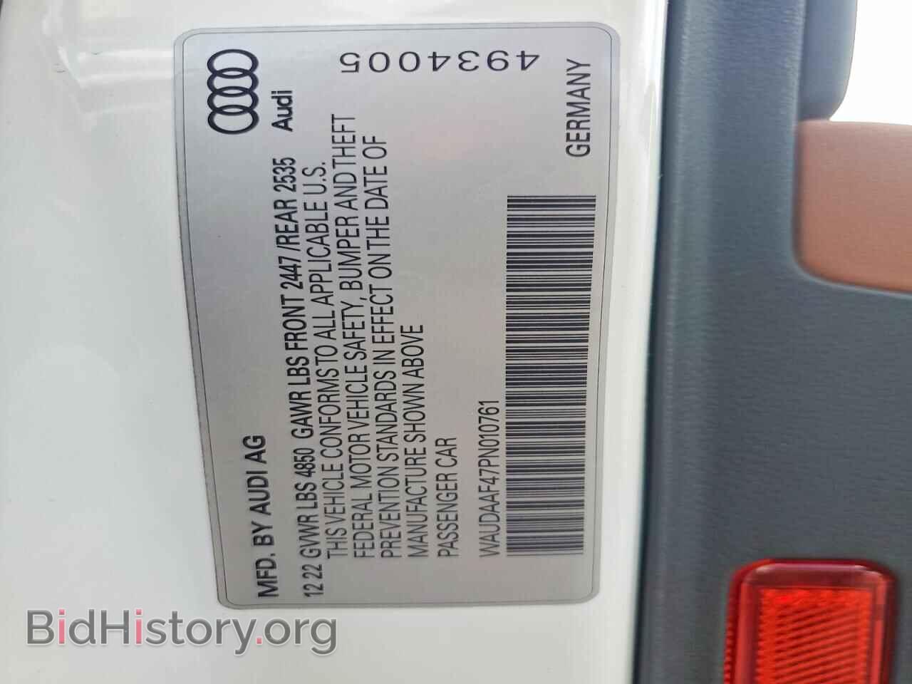 2023 AUDI A4 - VIN: WAUDAAF47PN010761 - Photo 12