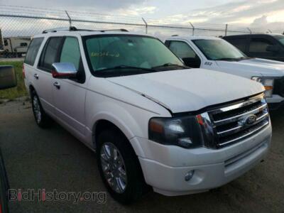 2013 Ford EXPEDITION, white — VIN 1FMJU2A59DEF63390, Copart