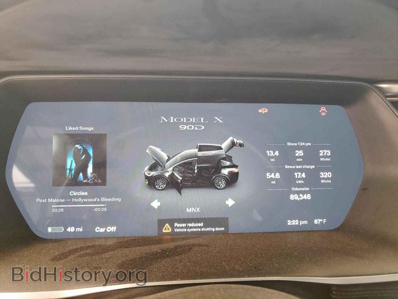 2016 TESLA MODEL X - VIN: 5YJXCBE20GF011037 - Фото 9