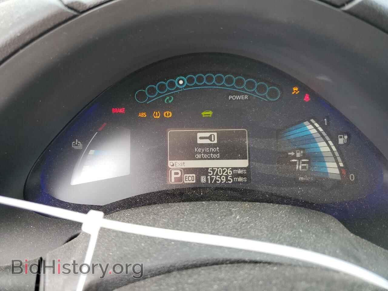 2016 NISSAN LEAF - VIN: 1N4AZ0CP7GC303665 - Фото 9