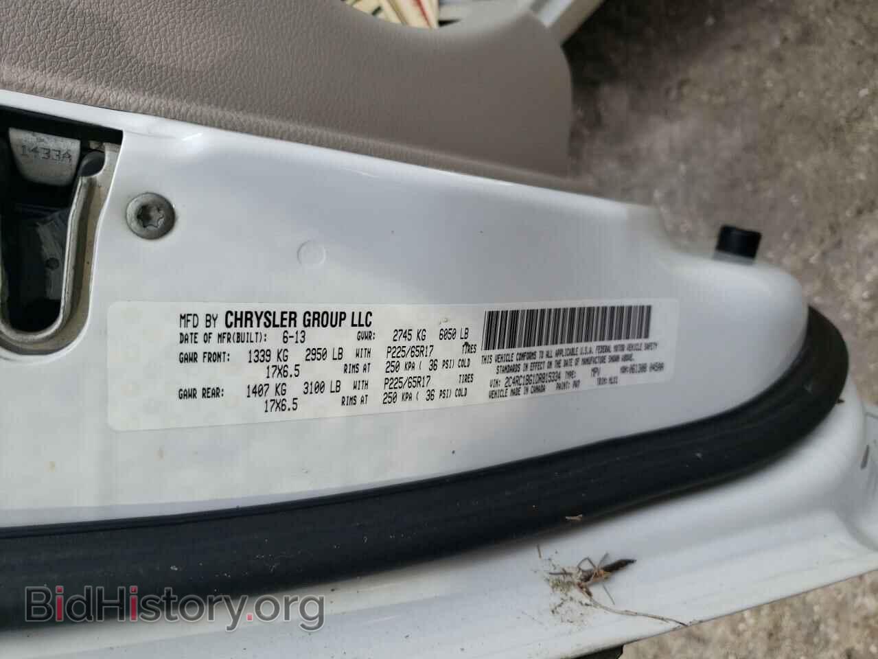 2013 CHRYSLER MINIVAN - VIN: 2C4RC1BG1DR815334 - Photo 10