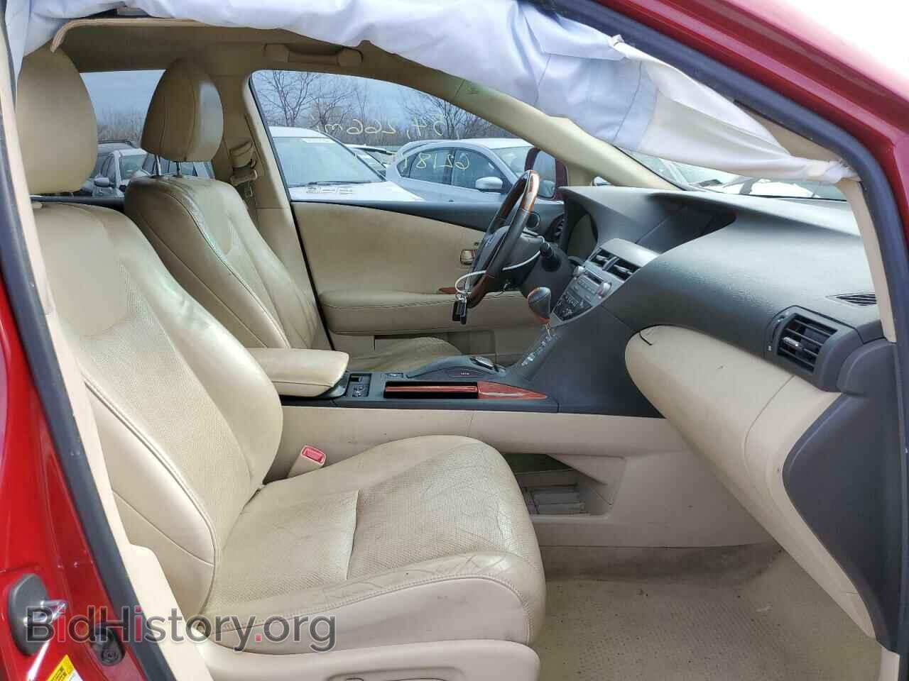 2010 LEXUS RX450 - VIN: JTJBC1BA3A2406224 - Фото 5