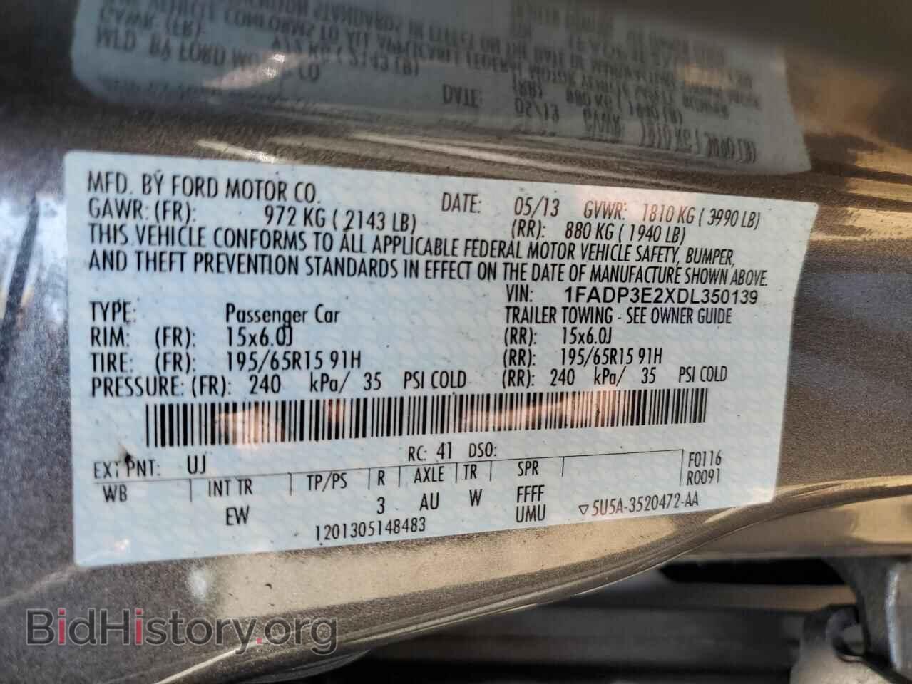 2013 FORD FOCUS - VIN: 1FADP3E2XDL350139 - Photo 12