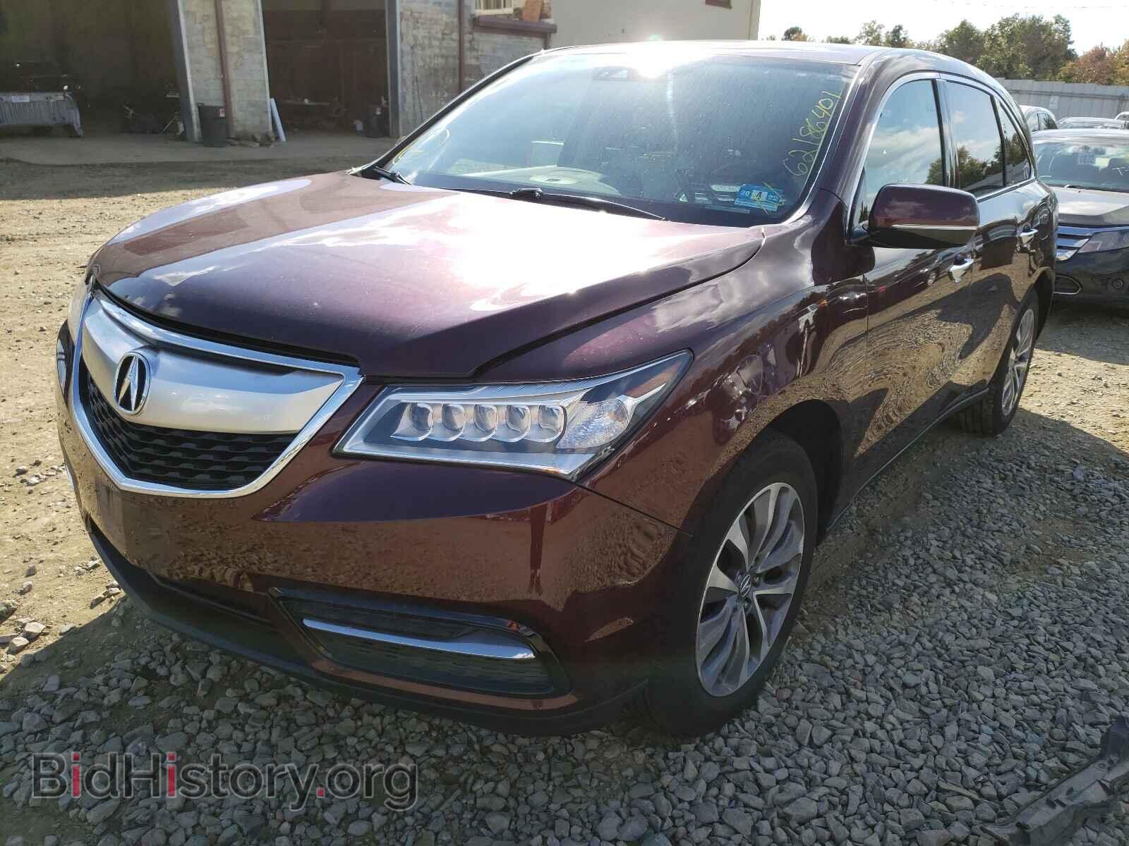 2016 ACURA MDX - VIN: 5FRYD4H40GB008843 - Фото 2