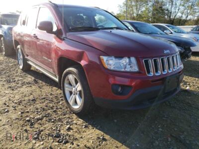 2012 Jeep COMPASS COMPASS LA, red — VIN 1C4NJDEB2CD563584, Copart