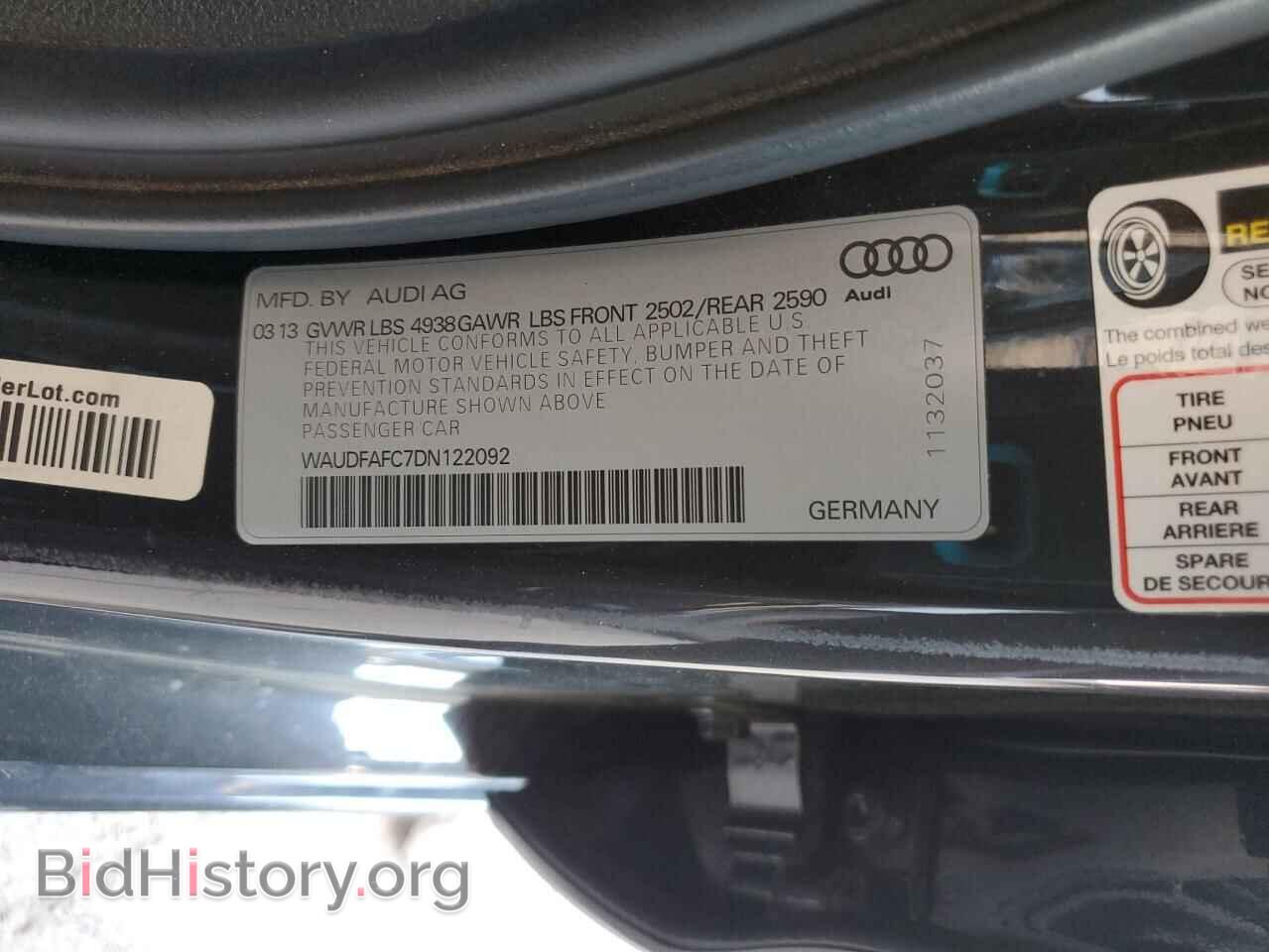 2013 AUDI A6 - VIN: WAUDFAFC7DN122092 - Photo 13