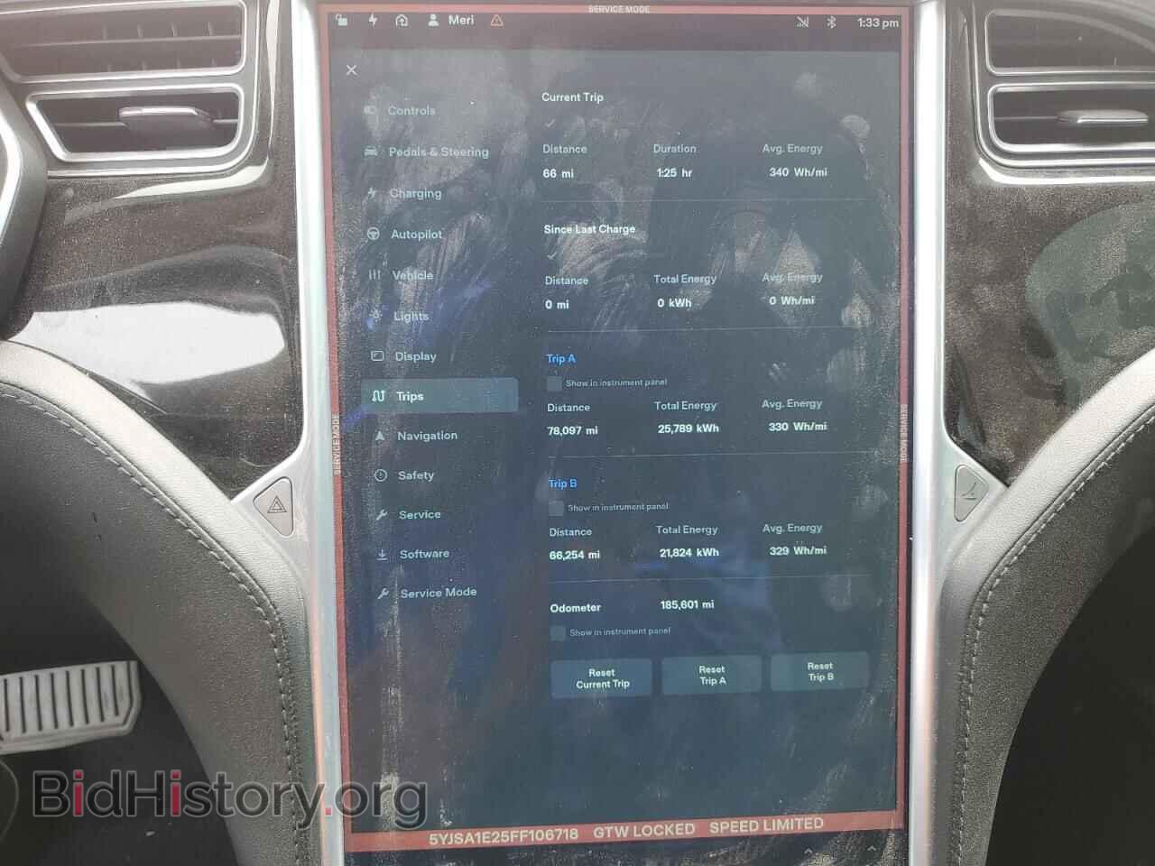 2015 TESLA MODEL S - VIN: 5YJSA1E25FF106718 - Photo 9