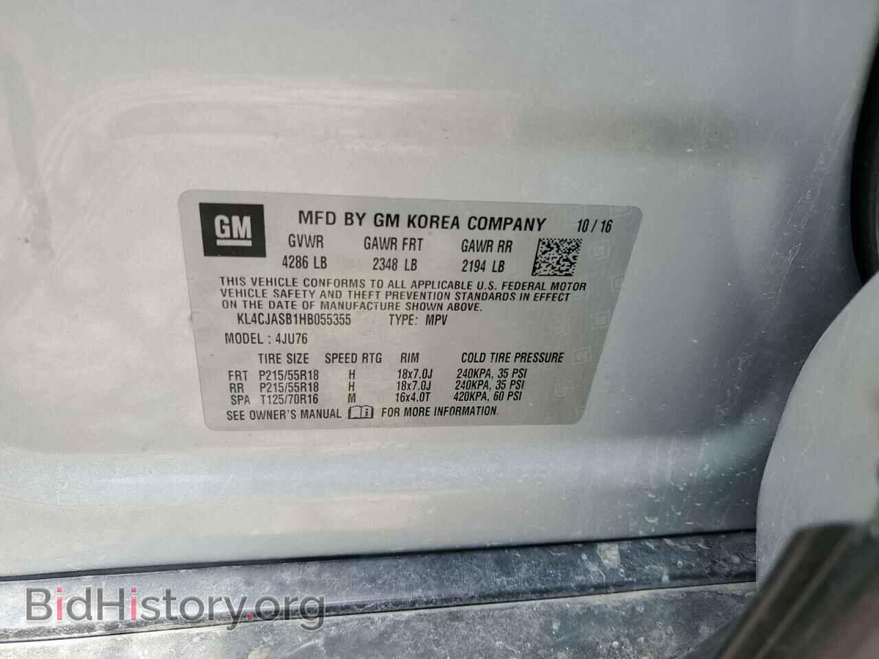 2017 BUICK ENCORE - VIN: KL4CJASB1HB055355 - Photo 13