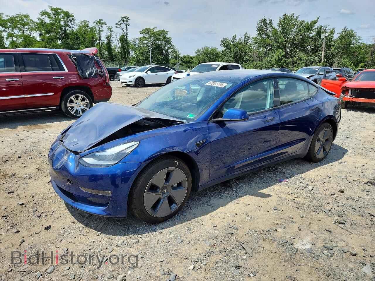 Фотография 5YJ3E1EB2MF049593 - TESLA MODEL 3 2021