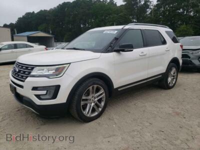 2017 Ford EXPLORER XLT, белый — VIN 1FM5K8D85HGA31323, Copart