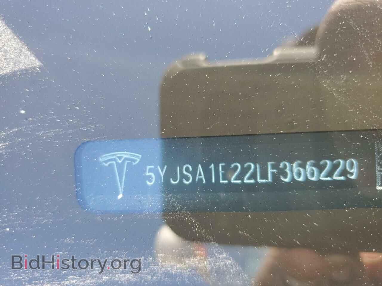 2020 TESLA MODEL S - VIN: 5YJSA1E22LF366229 - Фото 10