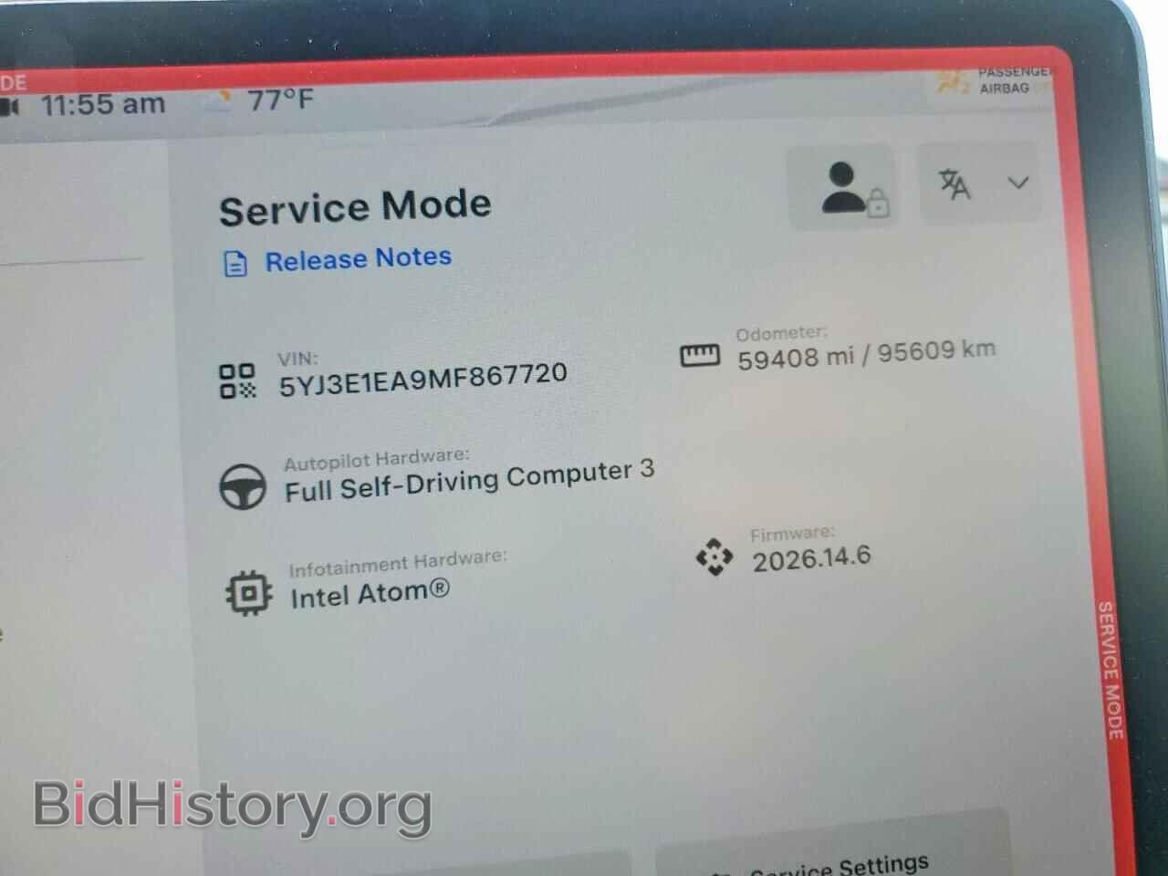 2021 TESLA MODEL 3 - VIN: 5YJ3E1EA9MF867720 - Photo 9