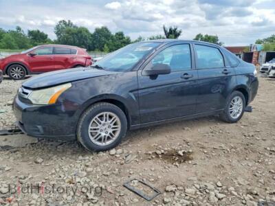 2010 Ford FOCUS SE, black — VIN 1FAHP3FN7AW287697, Copart