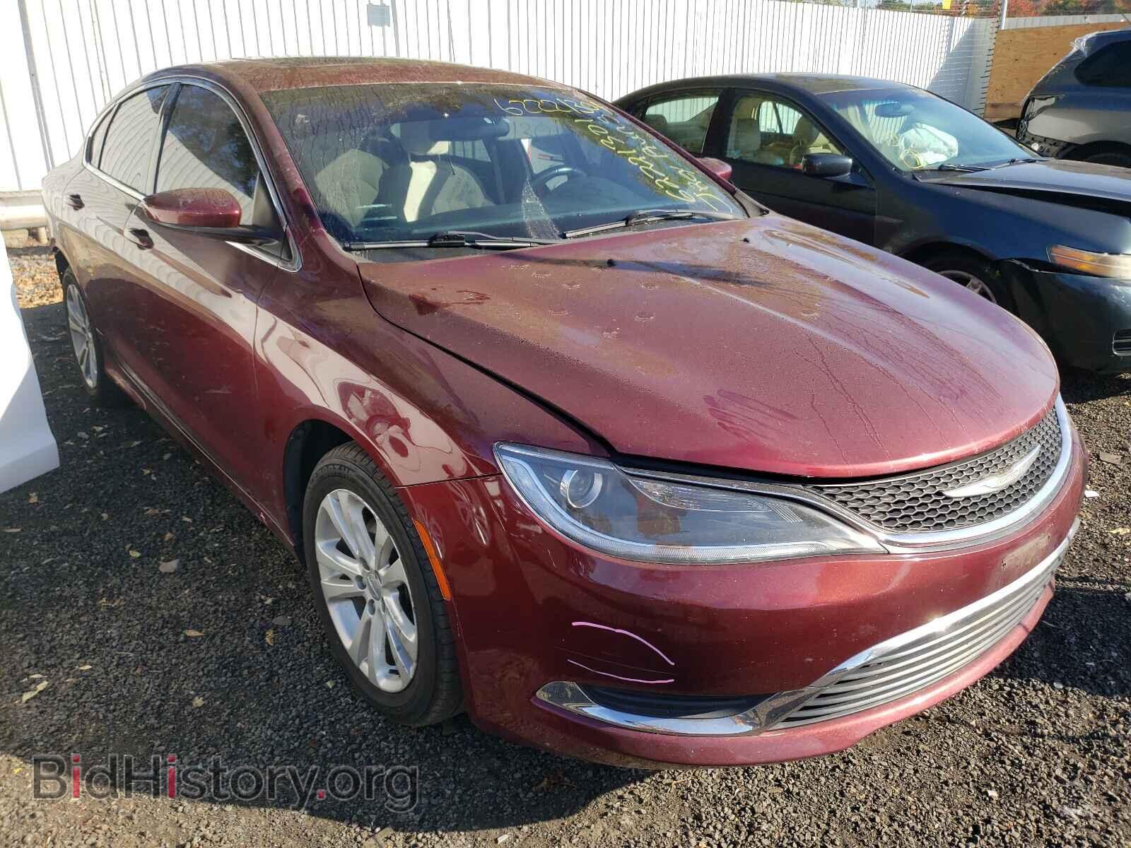 Фотография 1C3CCCAB0FN605884 - CHRYSLER 200 2015