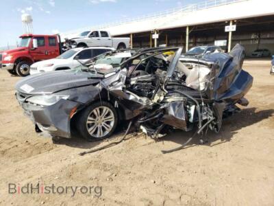 2015 Chrysler 200 Limited, серый — VIN 1C3CCCAB7FN752008, Copart