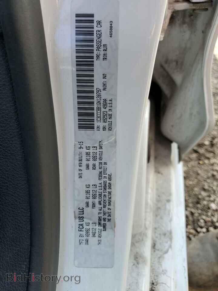 2016 CHRYSLER 200 - VIN: 1C3CCCBB1GN120797 - Фото 13