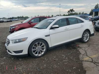 2014 Ford TAURUS SEL, white — VIN 1FAHP2E80EG176883, Copart