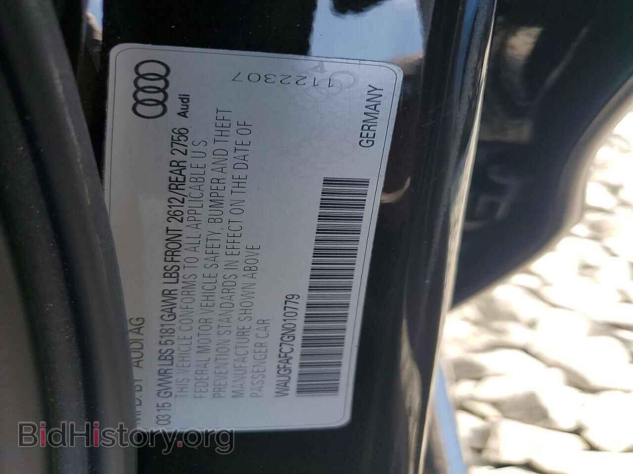 2016 AUDI A6 - VIN: WAUGFAFC7GN010779 - Фото 12