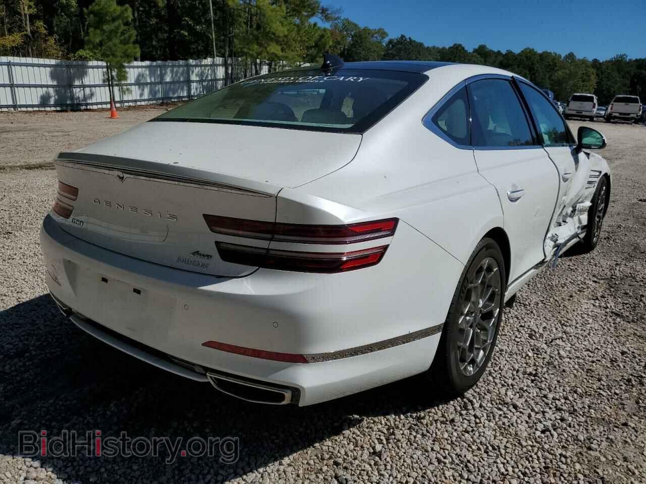 2021 GENESIS G80 - VIN: KMTGB4SC2MU046162 - Photo 4