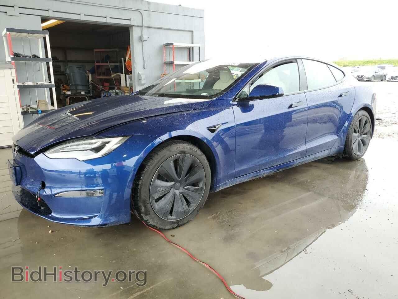 Photo 5YJSA1E5XMF455574 - TESLA MODEL S 2021