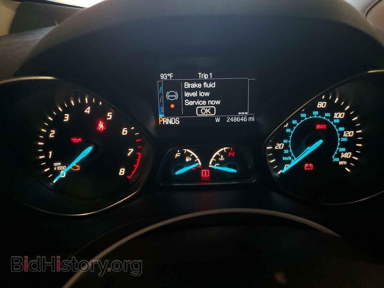 2014 FORD ESCAPE - VIN: 1FMCU0JX2EUC44175 - Фото 9