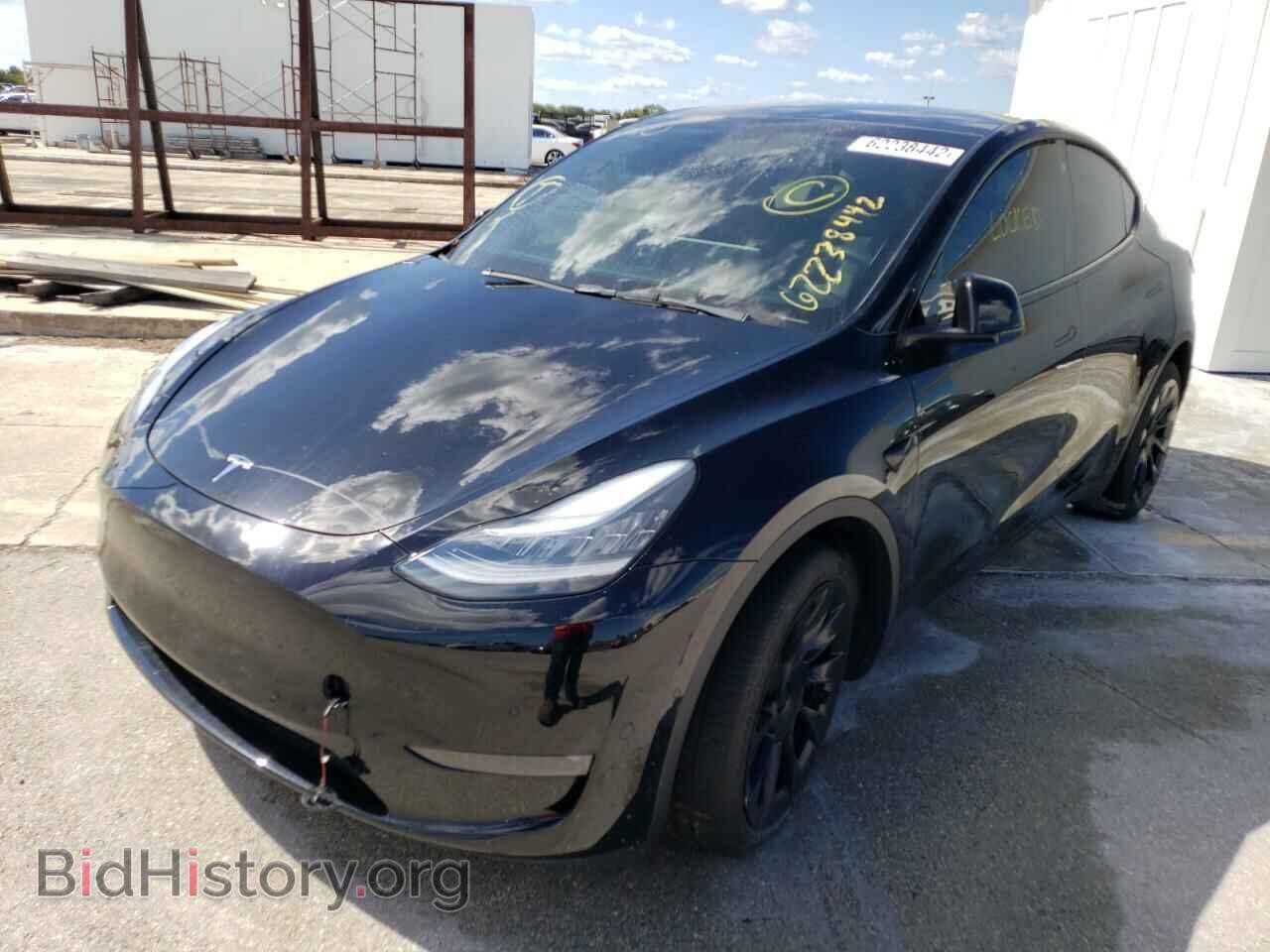 2021 TESLA MODEL Y - VIN: 5YJYGDEE9MF172920 - Фото 2