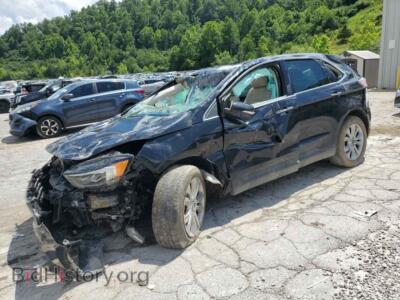 2019 Ford EDGE Titanium, черный — VIN 2FMPK4K98KBC37408, Copart