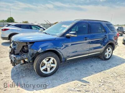 2016 Ford EXPLORER XLT, синий — VIN 1FM5K8D89GGD24026, Copart