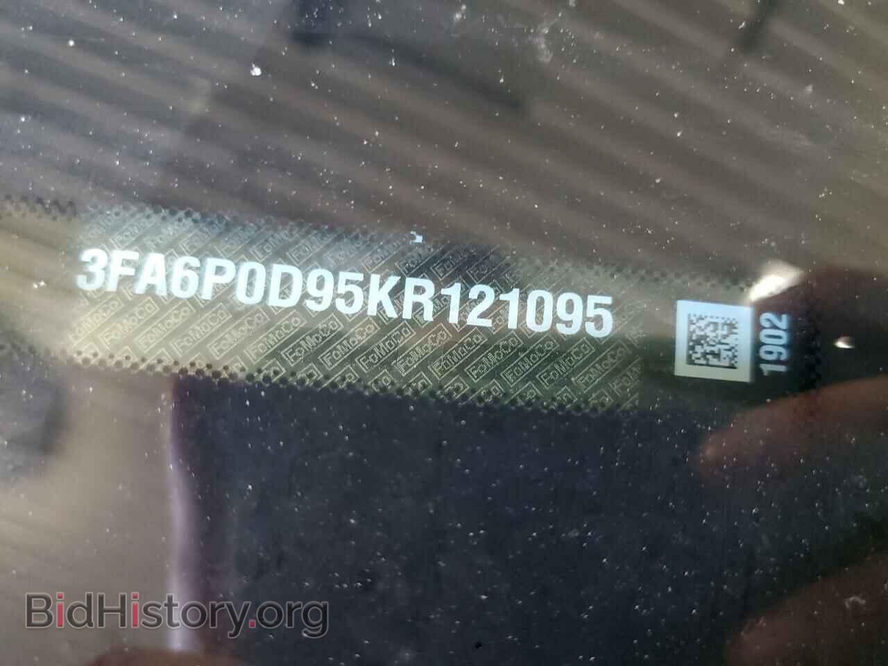 2019 FORD FUSION - VIN: 3FA6P0D95KR121095 - Фото 13